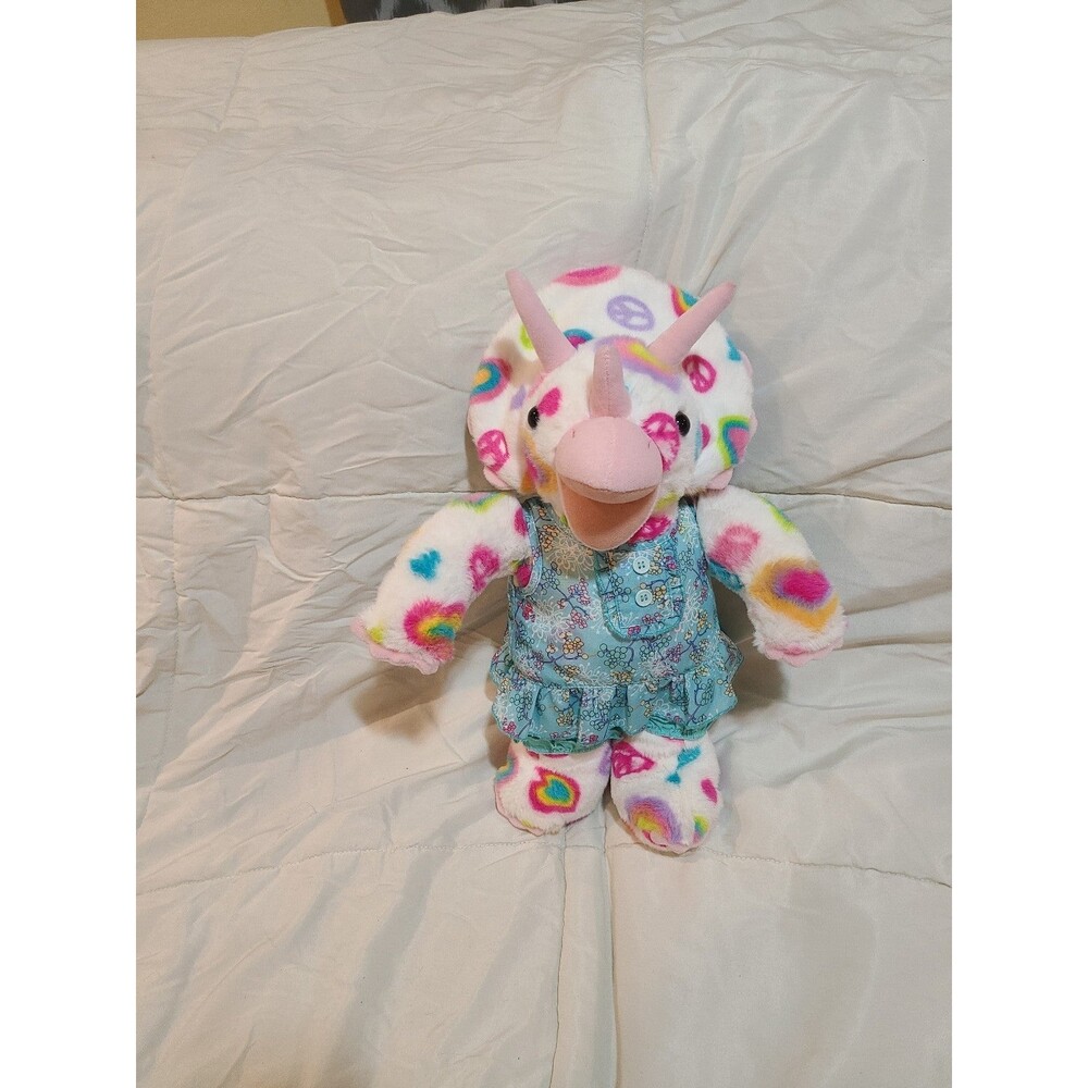 Build-A-Bear Workshop Rainbow Hearts Triceratops